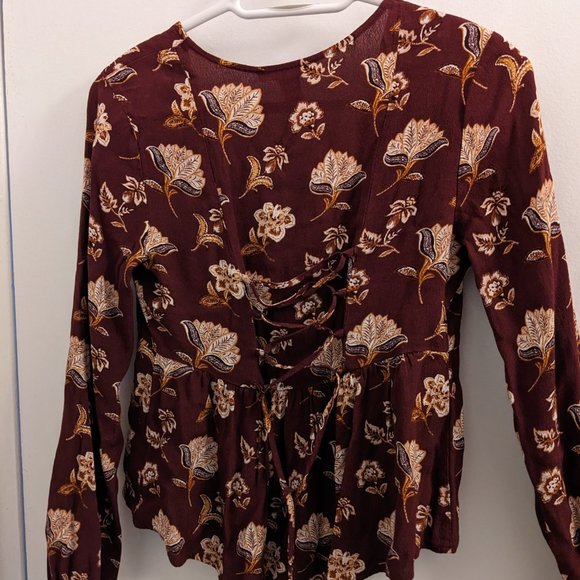 Long-Sleeve Blouse - Picture 2 of 4